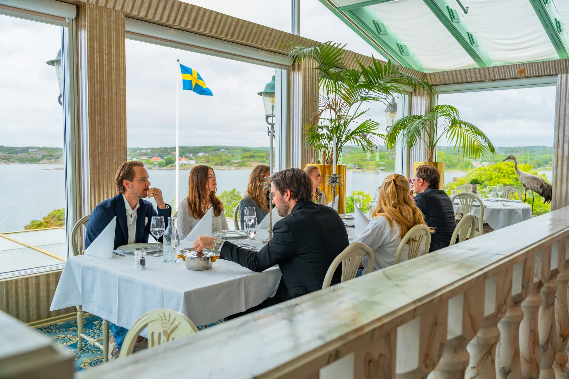 Restaurang med havsutsikt på Säröhus